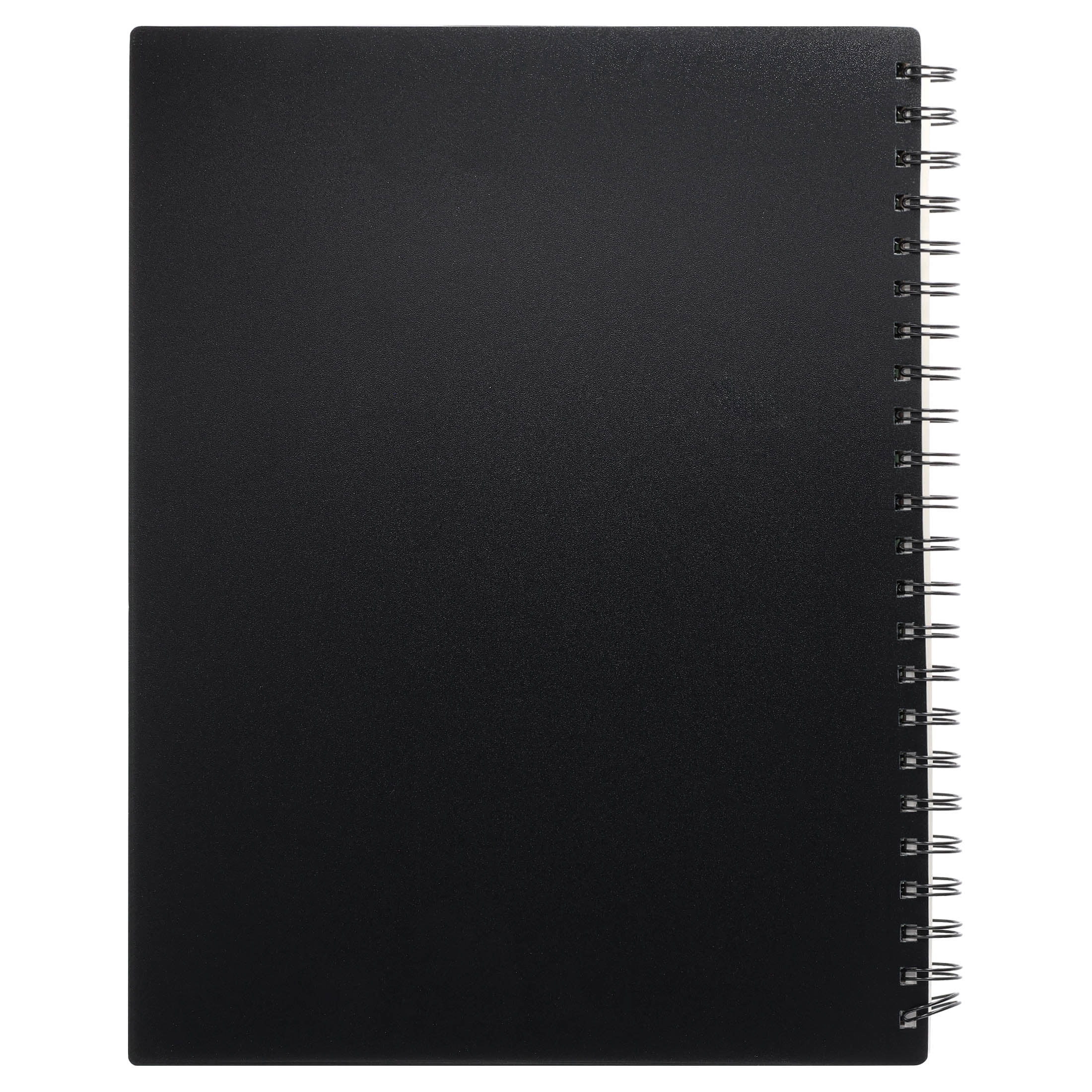 Pen+Gear Spiral Sketch Book, 9” x 12”, Black, Perforated, 75 Sheets