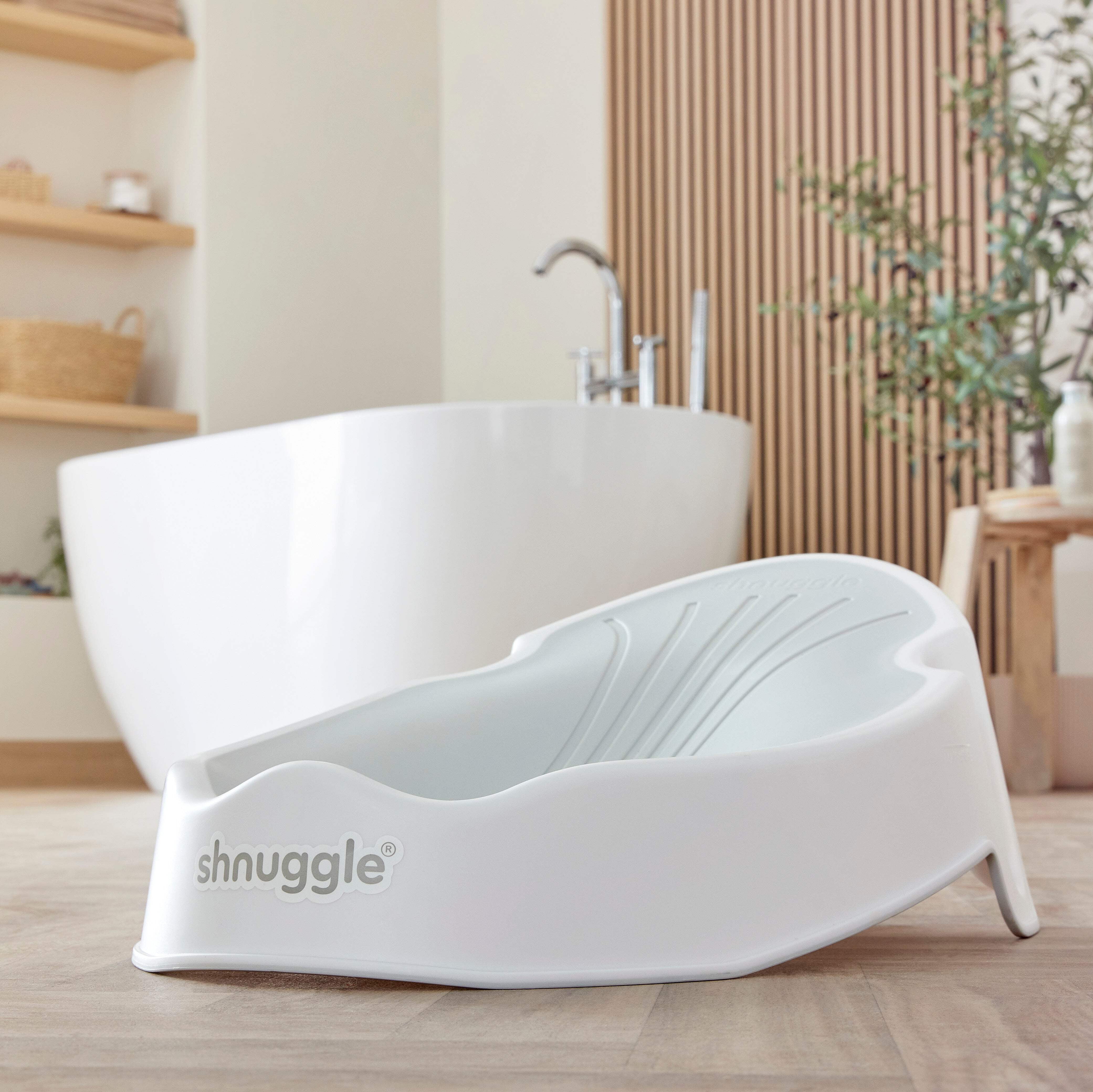 Shnuggle Newborn Baby Bath Support | Ergonomic, Non-Slip  Quick-Dry | From 0-6 months