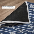 thumbnail image 6 of Addison Rugs Dream Shag Premium Machine Washable Transitional Rope Navy Rectangle Rug, 8' x 10', 6 of 8