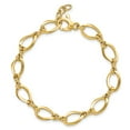 thumbnail image 4 of Primal Gold 14 karat Yellow Gold Fancy Link 7.5 Inch Bracelet, 4 of 4