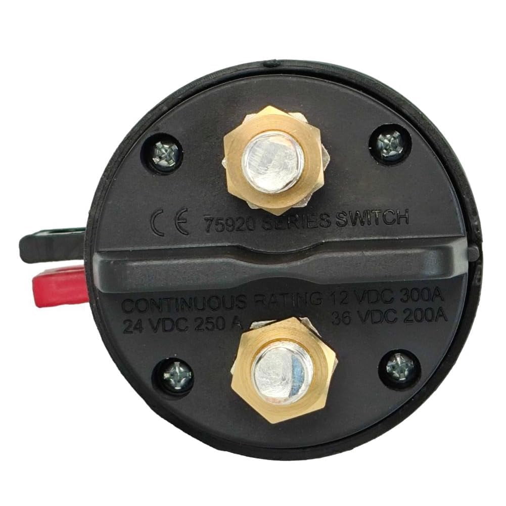 XYZIL 300A 12V Master Battery Disconnect Switch 75920 Heavy Duty High Amperage Capacity Compatible with Cole Hersee
