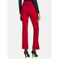 thumbnail image 3 of Time and Tru Women's Ponte Knit Pull On Bootcut Pants, Regular & Short Inseams, Size XS-XXXL, 3 of 5