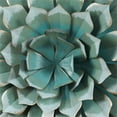 thumbnail image 5 of Luxen Home 24in. Dia. Light Green Metal Flower Wall Decor, 5 of 9