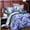 Purple flowers, variant on 3D Rose Flower Twin Queen King Size Bedding Pillowcase Quilt Duvet Cover Set