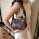 thumbnail image 5 of Bolso de cubo de PU para mujer, bolso de moda para mujer, bolso de mano, bolso de hombro (marrón), 5 of 8