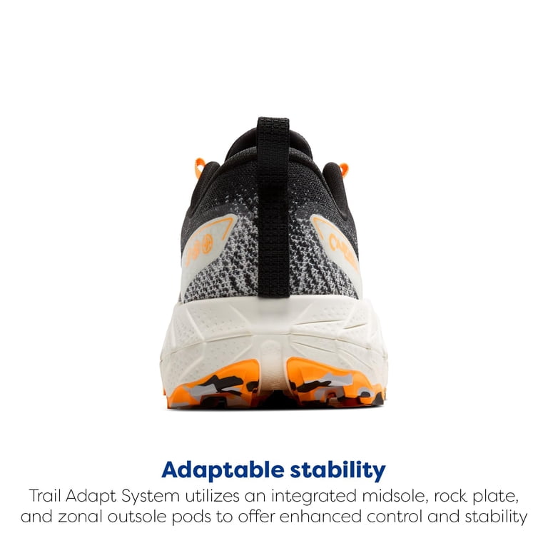 Size 11.5-Brooks Cascadia 18 white/orange/black Brooks Cascadia 18 Medium Trainers | Deporvillage main image 3