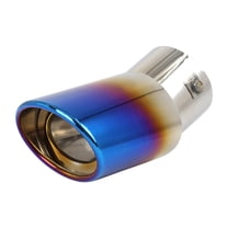 Unique Bargains Stainless Steel 5.98 inch Auto Car Exhaust Muffler Tail Pipe Tip 2.99 inch Inlet 4.02 inch Outlet