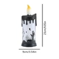 thumbnail image 3 of Halloween LED Candles, Flameless Battery Operated Halloween Decorations Indoor, Spooky Party Atmosphere Lights, 3 of 5