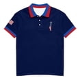 thumbnail image 4 of Trgacdwlo 1776-2026 Mens Polo Shirts 250th Anniversary USA Flag Print Independence Day Patriotic Big and Tall 4th of July Golf Shirt for Men, 4 of 5