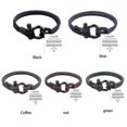 thumbnail image 4 of Pulsera circular de veinticuatro términos solares del solsticio de junio con cuerda en forma de mano C, color negro, 4 of 5