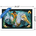 thumbnail image 2 of DC Comics Movie Aquaman and the Lost Kingdom - Aquaman Illustration Wall Poster, 14.725" x 22.375" Framed, 2 of 5