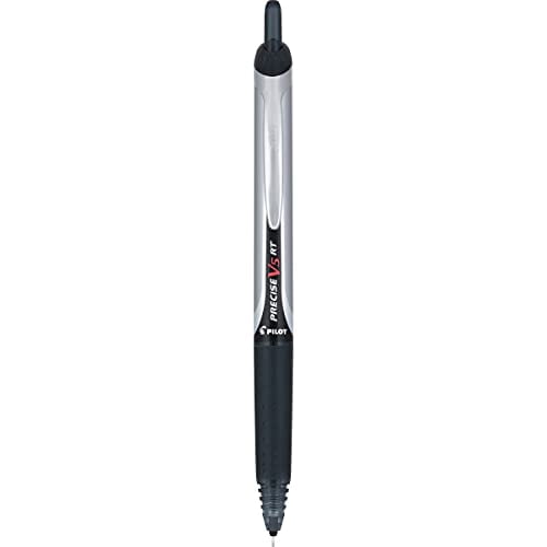 Pilot V5 Retractable Rolling Ball Pen Black