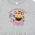 thumbnail image 4 of Inktastic Little Monkey Girl 2nd Birthday Girls Toddler Dress, 4 of 5