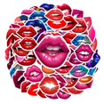thumbnail image 2 of 35pcs-50pcs Glamorous Stickers Stationery Stickers Art Lips Kids Stickers for Laptops Suitcase Fridge, 2 of 9