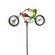 thumbnail image 1 of Viento De Metal Para Bicicleta, Hecho A Mano, Rana, Gato, Conejito, Mantis, Escultura Para Decoración De Jardín Y Césped, 1 of 2