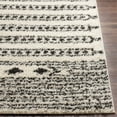 thumbnail image 2 of Surya Beni shag BSH-2323 31 x 87" Runner Fabric Rug in Black and Cream, 2 of 7