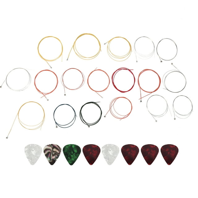 Reemplazo de cuerdas de guitarra acústica juego de cuerdas de guitarra acústica portátil práctico para ukeleles para guitarras eléctricas para guitarras acústicas para ANGGREK Otros
