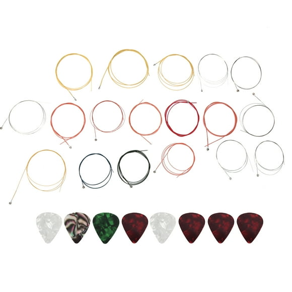 Reemplazo de cuerdas de guitarra acústica juego de cuerdas de guitarra acústica portátil práctico para ukeleles para guitarras eléctricas para guitarras acústicas para ANGGREK Otros