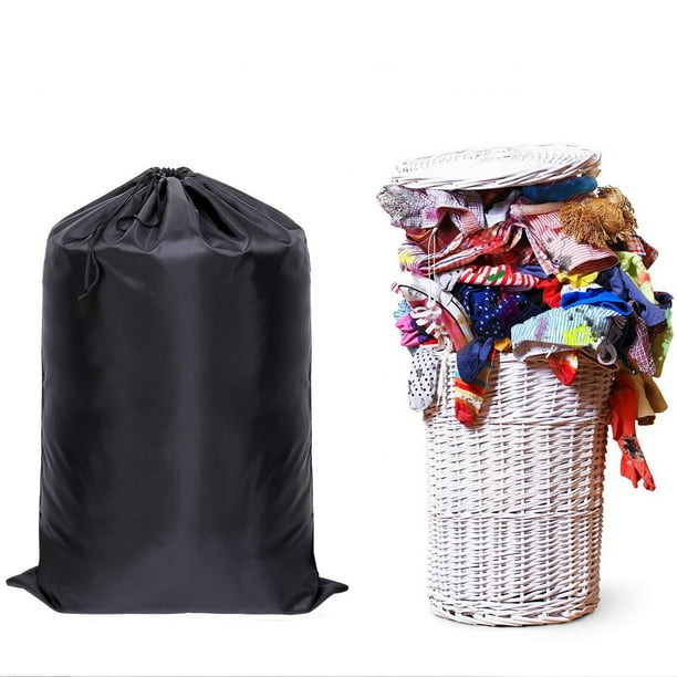 Set de bolsas para lavandería para mochila 2 unidades | Mochila de poliéster grande 23.82x36.22in con correas ajustables y cierre de cordón | Bolsa resistente y lavable para universidad, viajes y