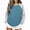 Light Blue, variant on Women's Crew Neck Sweatshirt Oversized Long Sleeve Loose Casual Basic Tops with Front Kangaroo Pocket for Daily Outfit Match