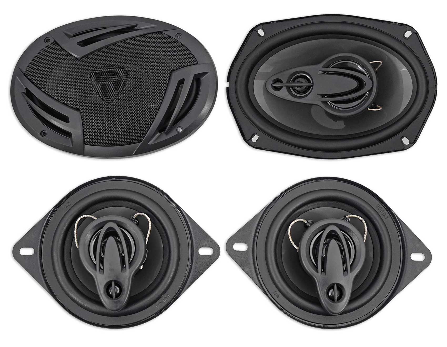 Pair Rockville RV69.2C 6x9 Component Car Speakers 1000 Watts/220w RMS CEA Rated 