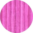 thumbnail image 1 of Ahgly Company Indoor Round Abstract Pink Modern Area Rugs, 8' Round, 1 of 4