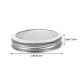 thumbnail image 2 of SHISUYAN 4pcs Stainless Steel Mesh Sprouting Lid Jar Lids for Growing Bean Broccoli, 2 of 8