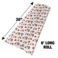 thumbnail image 4 of Cute Elephant Holding a Heart Shaped Balloon Premium Gift Wrap Wrapping Paper Roll, 4 of 5