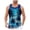 Blue, variant on Beach Tank Top Men Lightweight Breathable Coconut Tree Graphic Sleeveless Shirt Casual Hawaii Vacation Shirts
