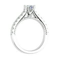 thumbnail image 2 of 1 Carat Diamond Engagement Ring in 14K White Gold (Ring Size 10), 2 of 4