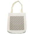 thumbnail image 1 of Leaves Tote Bag, Pastel Colored Fall Tree Foliage Falling Leaves in the Autumn Season Themed Print, Cloth Linen Reusable Bag for Shopping Books Beach and More, 16.5" X 14", Cream, by Ambesonne, 1 of 2