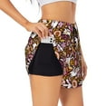 thumbnail image 2 of Haiem Flower Bunny Women's 2 in 1 Running Shorts - Lightweight Athletic Workout Gym Yoga Breathable Sports Shorts Liner with Phone Pockets-XX-Large, 2 of 9