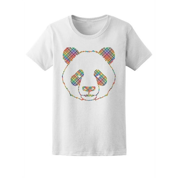 Cool Rainbow Panda Sketch Tee Women's -Image by Shutterstock