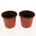 thumbnail image 4 of DOLITY Double Color Flower Plants Plastic Pots Nursery Container 130mm, 4 of 9