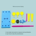 thumbnail image 4 of Toys for Kids Rc Helicopters Wind Vane Children's Science Toy Set Toy Station Wind Vane Diy Assembly Wind Vane Model Windmill Plastic Indicator Tool Science Kits for Kids, 4 of 7