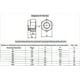 thumbnail image 4 of Tuerca hexagonal, kit surtido de contratuercas de nailon, tuercas de seguridad hexagonales de acero inoxidable, 304 y nailon Dimensiones: M3, M4, M5, M6, M8, M10, M12, 4 of 4