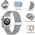 thumbnail image 2 of BRADCET 1/2Pack Milanese Loop Band for Apple Watch Bands 44mm 45mm 41mm 38mm 40mm 42mm 49mm Adjustable Stainless Steel Metal Mesh Bands Wristbands for iWatch Series 8 7 SE 6 5 3 2 1 Accessories, 2 of 13