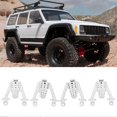 thumbnail image 3 of Metal Adjustable Shock Damper Towers Mount Multihole Accessory Fit for SCX10 1/10 RC CarSilver, 3 of 4