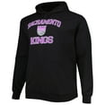 thumbnail image 2 of Men's Black Sacramento Kings Big & Tall Heart & Soul Pullover Hoodie, 2 of 3