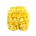 thumbnail image 5 of HBGVBA Women's Mini Skirts,Ruffle Pleated Skirts,Solid Color Lace Ruffle Multi Layer Cake Skort Beach Wear Skirts, 5 of 5
