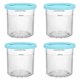 thumbnail image 1 of Paquete de 4 contenedores de repuesto para pintas y tapas Ninja Creami, 4 fundas de neopreno para helado, compatibles con 16 oz, 1 of 6