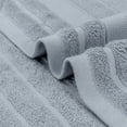 thumbnail image 4 of REGALWOVEN Striped 12 Pack Washcloths Pure Cotton Face Towels Comfort Towels Grey, 4 of 7