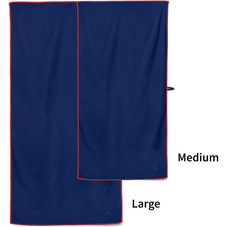  Flow Hydro Sport Towel - Toalla de natación de microfibra de  secado rápido para natación, piscina, triatlón y otros deportes acuáticos  en tamaños medianos y grandes (gris, mediana (48 x 24
