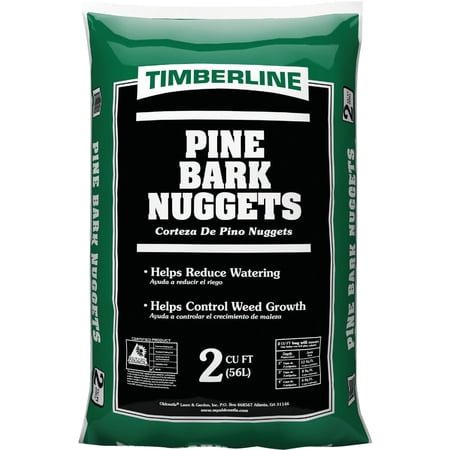 Oldcastle Lawn & Garden Timberline Pine Decorative Bark Mulch Nuggets - Pack of 6