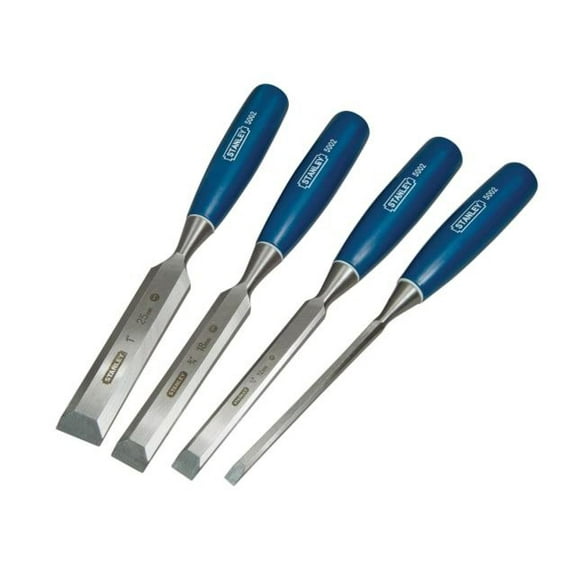 STANLEY - 5002 Bevel Edge Chisel Set, 4 Piece