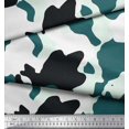 thumbnail image 2 of Soimoi Poly Georgette Fabric Two Tone With White Camouflage Print Fabric by Yard 52 Inch Wide, 2 of 3