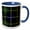 Blue/White, variant on 3drose, Image of Macneil Clan Kilt Scottish Tartan Plaid Pattern, 11oz Magic Transforming Mug