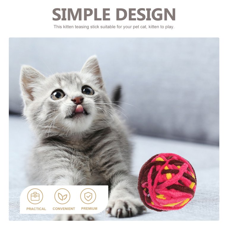 Kitten Simple Cat Toys Cat Toy Buffalo Leather String, A Great Fun