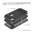 thumbnail image 5 of Carbon Fiber Hard Case For iPhone 15 Plus with Tempered Glass Screen Protector, 5 of 8