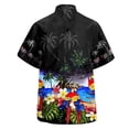 thumbnail image 4 of Mens T-shirts Men's Spring/ summer Fashion Casual Parrot Print Party Beach Loose Print Short Sleeve Shirt Ski Long Sleeve Shirt Men Business Casual Tees Men Scrub Long Undershirt under Scrub Black L, 4 of 4